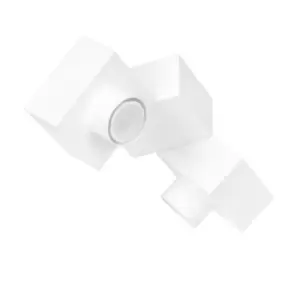 Image of Optix White Angled Surface Mounted Downlight 2x GU10