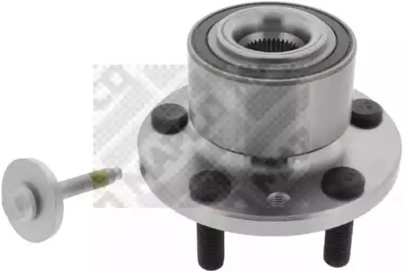 Image of MAPCO 46611 Wheel bearing kit Front axle both sides, with integrated magnetic sensor ring Wheel Bearing Kit (654)