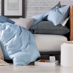 Image of DKNY Comfy Super Kingsize Duvet Cover, Chambray Blue