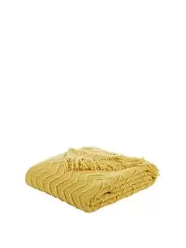 Image of Catherine Lansfield Chevron Knit Throw125X150