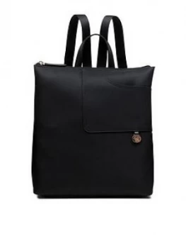 image of Radley Pocket Essentials Medium Backpack Zip Top Bag - Black