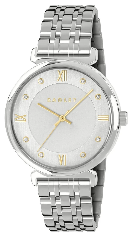 Image of Radley RY4657 Roman Crescent (35mm) Silver Dial / Stainless Watch
