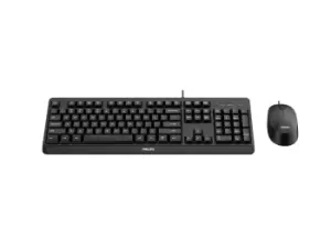 Image of Philips 2000 series SPT6207BL/40 keyboard Mouse included USB...