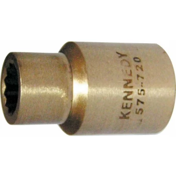 32MM Spark Resistant Socket 1/2' Sq. Dr Al-Br - Kennedy-pro