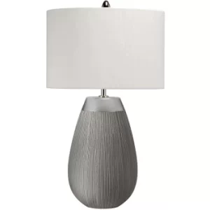 Image of Lampe de table Harrow Argent 30 Cm