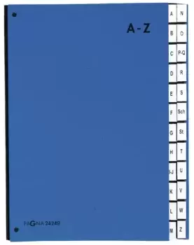 Pagna 24249-02 divider book Blue Cardboard A4