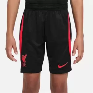 image of Nike Liverpool Away Strike Shorts 2022 2023 Juniors - Black