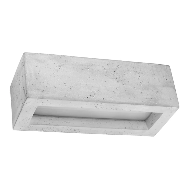 Image of Vega Up & Down Wall Lamp Concrete Grey, 30cm