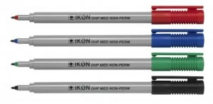Image of Value Ohp Non-Permanent Medium Assorted PK4
