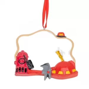 Image of Personalisable Fire Fighter Ornament
