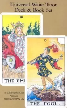 Image of Universal Waite Tarot Deck and Book Set by Authur Edward Waite