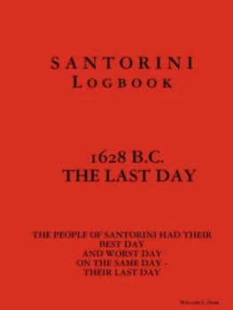 Image of Santorini Logbook 1628 B.C. by William S Herr Paperback