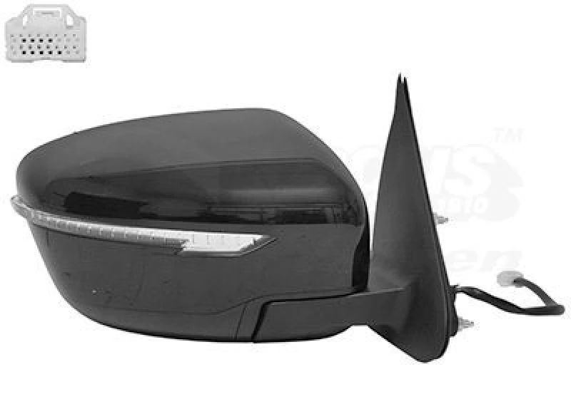 Image of VAN WEZEL Wing mirror VAN WEZEL 3383818