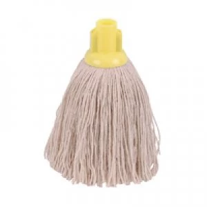 image of 2Work 12oz Twine Rough Socket Mop Ylw Pack of 10 PJTY1210I