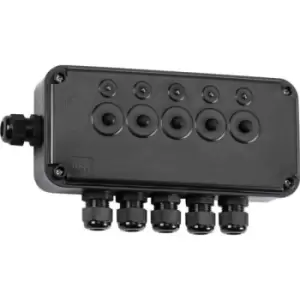 Image of MLA Knightsbridge IP66 13A 5G Switch Box Black - OP5GBK