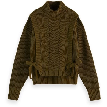 image of Scotch and Soda Turtleneck Jumper - Military