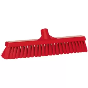 Image of Vikan Broom, width 410 mm, soft, pack of 10, red