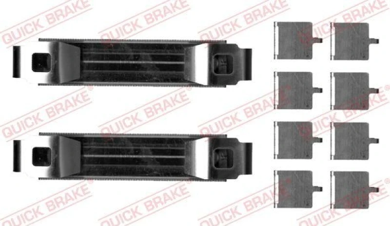 Image of QUICK BRAKE Brake pad fitting kit QUICK BRAKE 109-0029