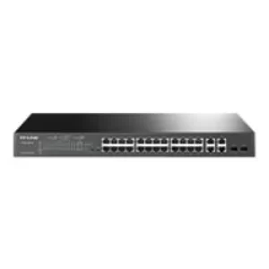 TP Link TL-SL2428P JetStream 24-Port 10/100 Mbps + 4-Port Gigabit Smart Switch