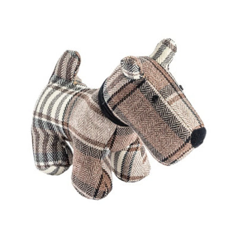 Image of Nicola Spring Bentley the Dog Door Stop - 30 x 24cm - Brown Brown