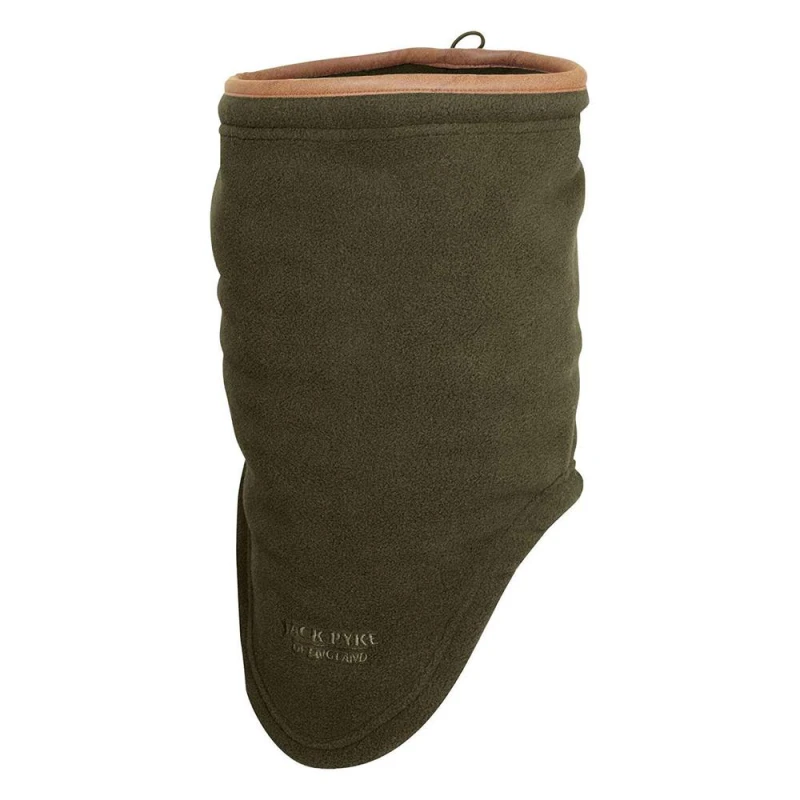 Image of Jack Pyke Mens Countryman Nubuck Neck Gaiter in Dark Olive Dark Olive Male One Size