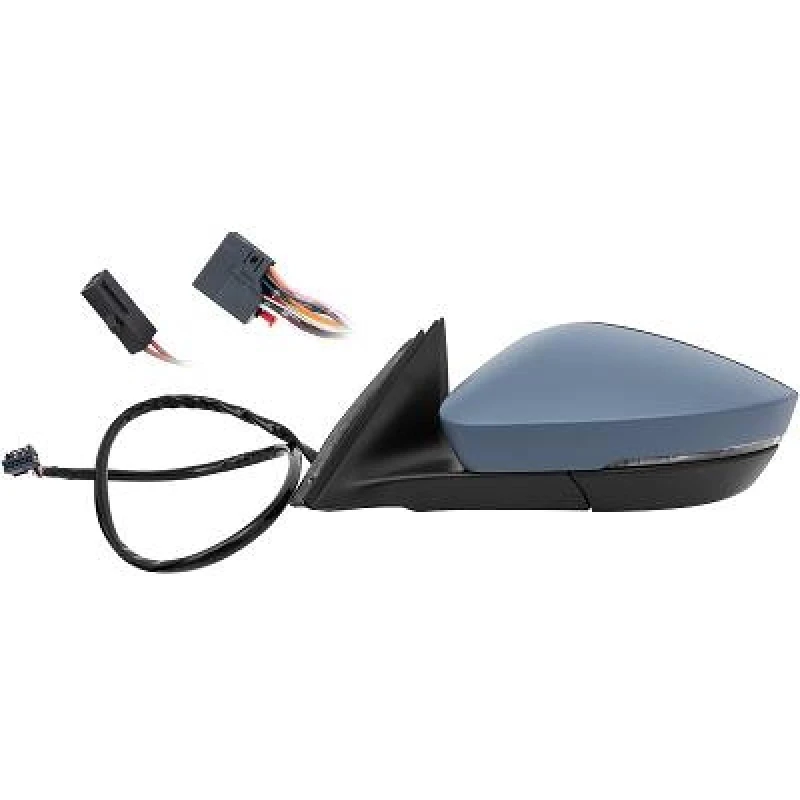 Image of DIEDERICHS 7842225 Wing mirror Left, Electronically foldable, primed Outside Mirror (50)