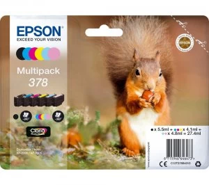 Image of Epson Squirrel 378 Black And Colour Ink Cartridge