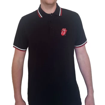 Image of The Rolling Stones - Classic Tongue Unisex Large T-Shirt - Black