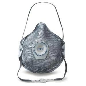 Image of Moldex FFP3 Mask Valve Charcoal Layer Grey Ref M2535 Pack of 10 Up to