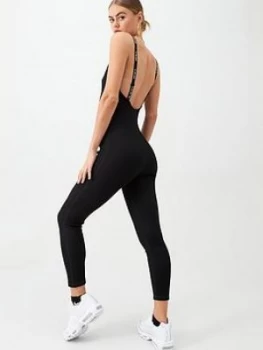Image of Nike NSW JDI Jumpsuit - Black, Size L, Women