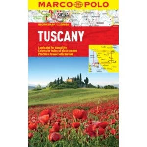Image of Tuscany Marco Polo Holiday Map by Marco Polo (Sheet map, folded, 2013)
