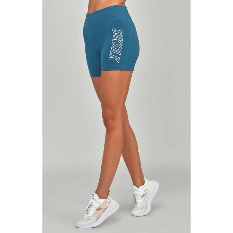 Image of SikSilk Sports Essentials Booty Shorts - Green Green 8