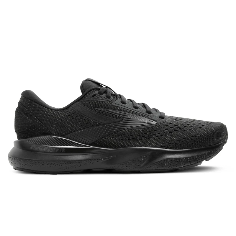 Image of Brooks Brooks Adrenaline GTS 24 Womens Black/black/ebony - Black / Standard / 4