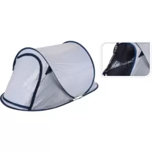 Image of Pop-up Tent for 2 Persons 220x120x90cm White and Blue - Redcliffs