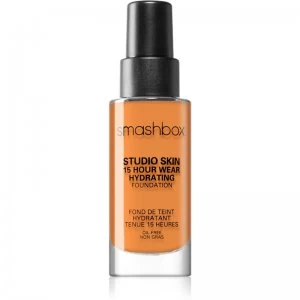 Image of Smashbox Studio Skin 24 Hour Wear Hydrating Foundation Hydrating Foundation Shade 4 Medium-Dark With Warm, Peachy Undertone 30ml