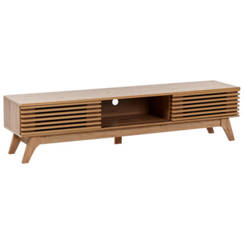 Image of Beliani Retro TV Stand Toledo Brown