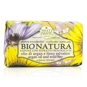 image of Nesti DanteBio Natura Sustainable Vegetal Soap - Argan Oil & Wild Hay 250g/8.8oz