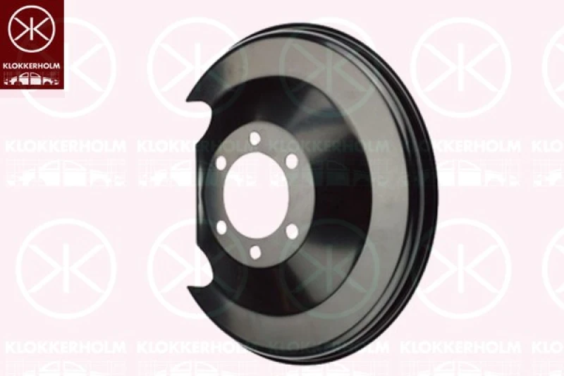 Image of KLOKKERHOLM Brake disc backing plate KLOKKERHOLM 3755870