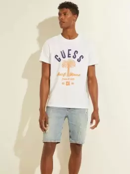 Image of Guess Acid Wash Print T-Shirt