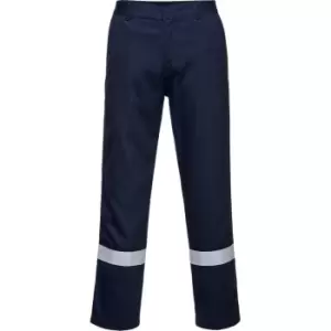 image of Portwest Bizweld BZ14 Trousers Navy Blue L 31"