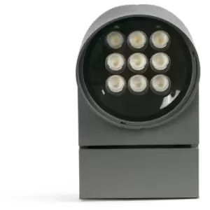 image of Faro Muur 210 Dark Grey Projector Lamp 21W 3000K IP65