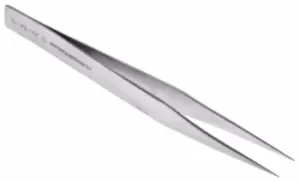 image of 2ASASL FLAT ROUND TIP TWEEZERS 120mm