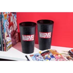 Image of Marvel Logo Glass