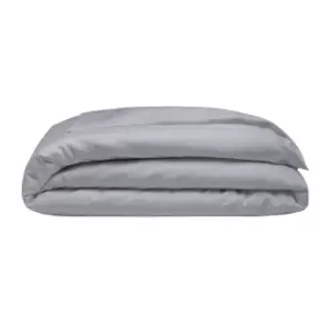 Image of Belledorm 400 Thread Count Egyptian Cotton Oxford Duvet Cover (Superking) (Platinum)
