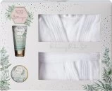 image of Style & Grace Spa Botanique Relaxing Bath Robe Gift Set Eco Packaging 120ml Body Butter + 50ml Body Lotion + 1 Bath Robe