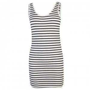 image of Oui Oui Womens Striped Vest - 0109 Mono