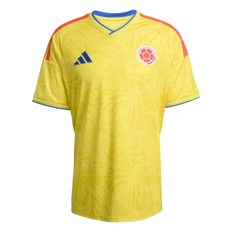 Image of adidas Colombia Home Shirt World Cup 2026 Mens Yellow/Red male L