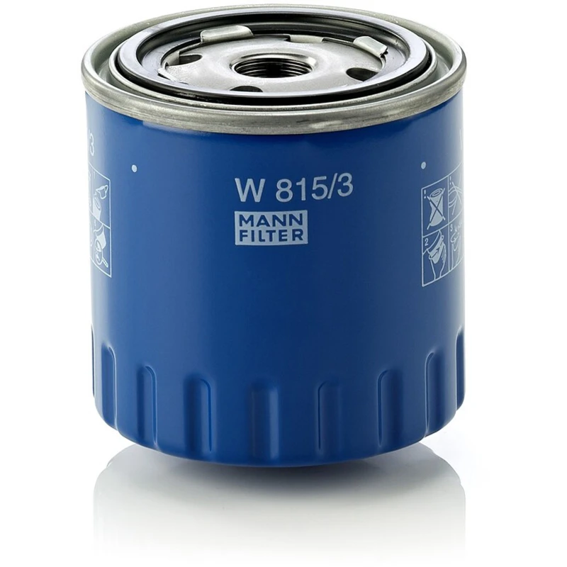 Image of MANN-FILTER W 815/3 Oil filter Spin-on Filter, with one anti-return valve Oil Filter (7)
