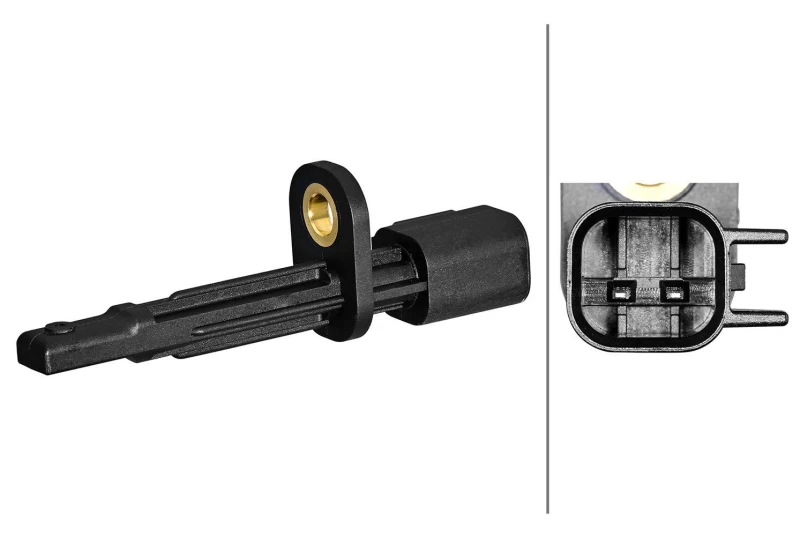 Image of HELLA ABS sensor HELLA 6PU 358 217-051