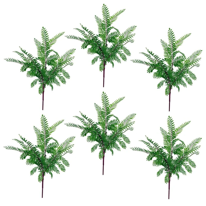 Image of Leaf 6 x 55cm Himilayan Maidenhair Fern Bush Dark Green Plant